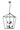 York 6 Light Pendant Black - Lighting Superstore