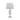 Adria Table Lamp Chrome and White - Lighting Superstore