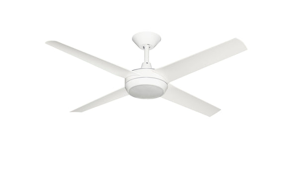Concept 52 Ceiling Fan White with 18W CCT LED