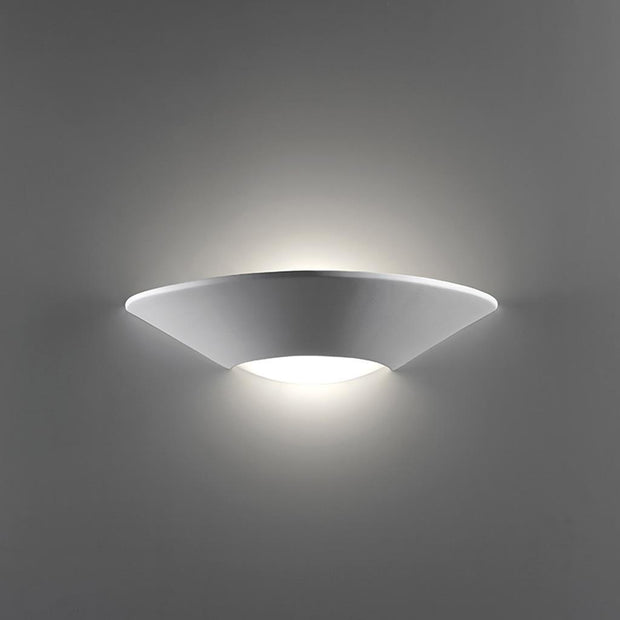 BF-7603 Raw Ceramic and Frosted Glass E27 Wall Light