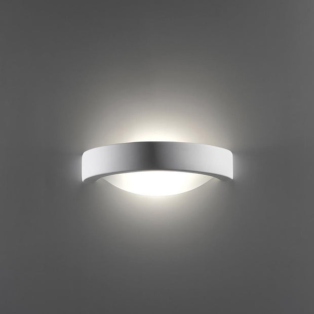 BF-8286 Raw Ceramic and Frosted Glass E27 Wall Light
