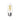 4.8w Edison Screw (ES/E27) LED Warm White Dimmable Filament Candle - Lighting Superstore