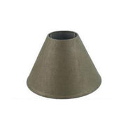 9.22.15 Tapered Lamp Shade - Charcoal Cotton - Lighting Superstore