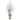 18w = 25w Small Edison Screw (SES) Clear Candle Energy Saving Halogen - Lighting Superstore