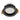 Deco 8w CCT LED 70mm Round Downlight Black