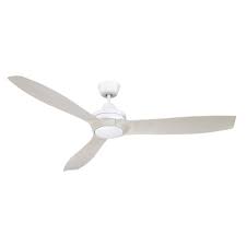 Lora Ceiling Fan DC White and White Wash