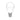 6w Small Edison Screw (SES) LED Cool White Fancy Round Dimmable - Lighting Superstore