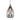 Evelyn Glass E27 Pendant Grey