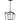 Dianna 3 Light Mini Pendant Midnight Black