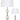Ringlets Gold Table Lamp with 13.15.11 Tapered White Lamp Shade