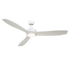 Lora Ceiling Fan DC White and White Wash LED