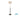 Iris Floor Lamp Black and Brass - Lighting Superstore