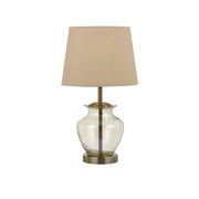 June Table Lamp Amber and Vanilla - Lighting Superstore