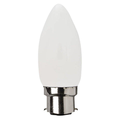 4w Dimmable Bayonet (B22) LED Warm White Candle - Lighting Superstore