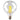8w G125 Spherical Clear E27 Dimmable Daylight