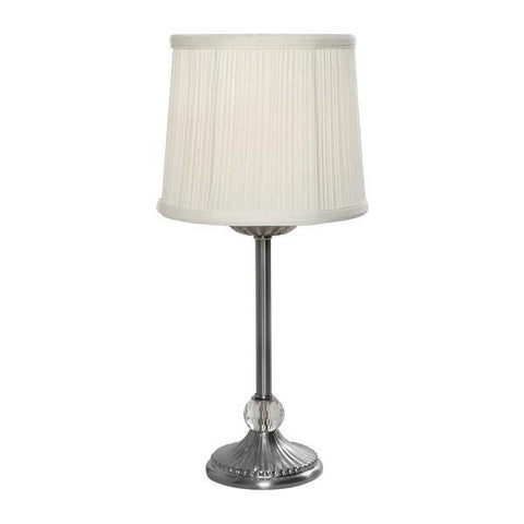 Mia Table Lamp Antique Silver - Lighting Superstore