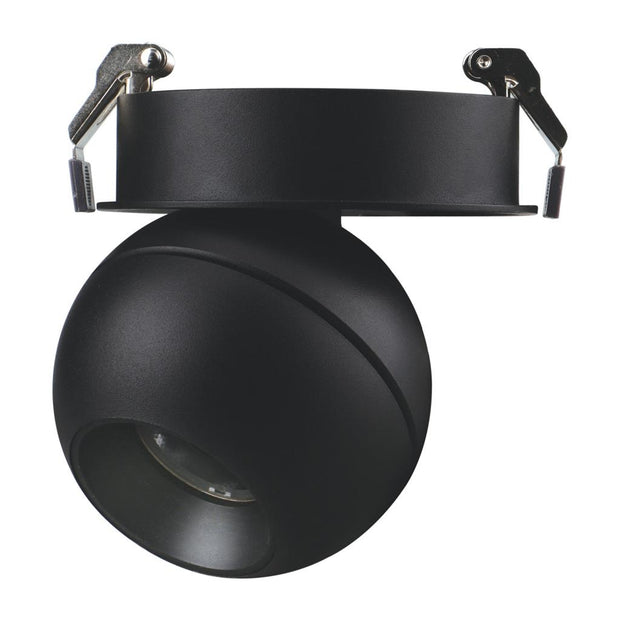 Moon 6/9w CCT LED Recessed Ceiling Black