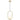 Ava Oval frame Pendant Brushed Brass
