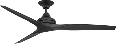 Spitfire 60 Black Motor + Blades Black Polymer - Lighting Superstore