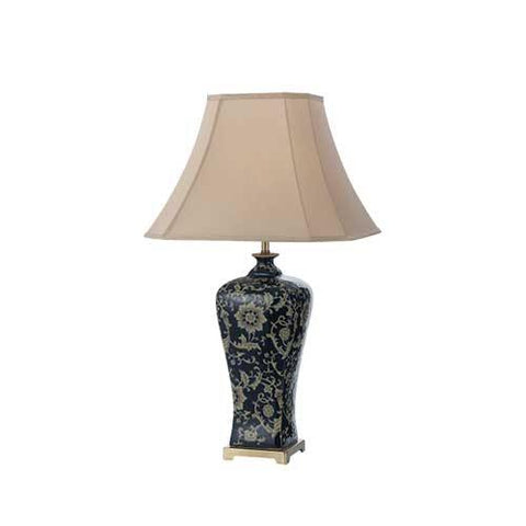 Nashi Blue Table Lamp Square - Lighting Superstore