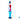 Blue Peace style lava lamp with red wax and blue colour from The Lighting Superstore.