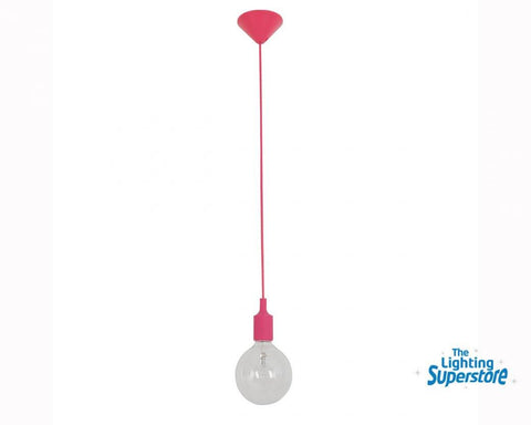 Pen Modern Pendant Light - Pink - Lighting Superstore