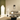 Silas Satin Black, White Marble Floor Lamp w Shade