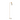 Mahala Floor Lamp Satin Brass & Marble With White Shade
