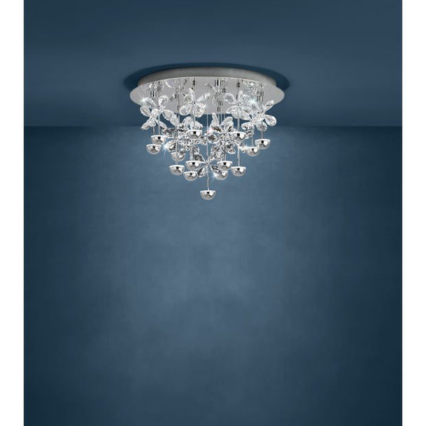 Pianopoli Crystal Ceiling Light - 15 Light