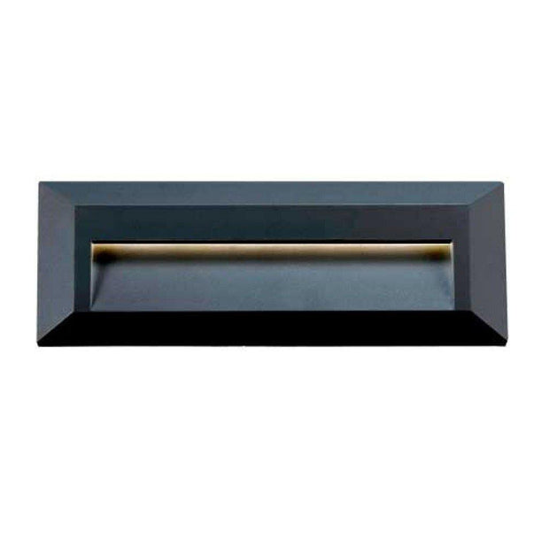 Prima Wall/Stair Light Surface Mount Black Rectangle - Lighting Superstore