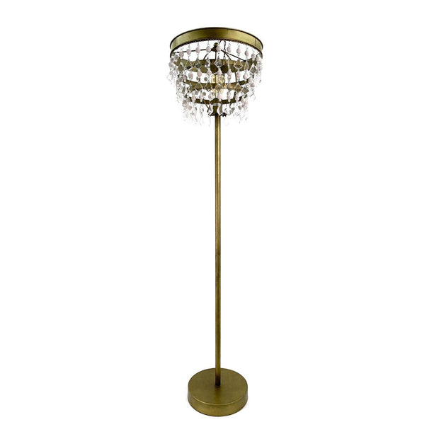 Bella Tiered Floor Lamp Antique Gold CH0115
