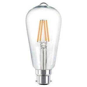 4w Bayonet (BC) LED Carbon Filament Pear Warm White - Lighting Superstore