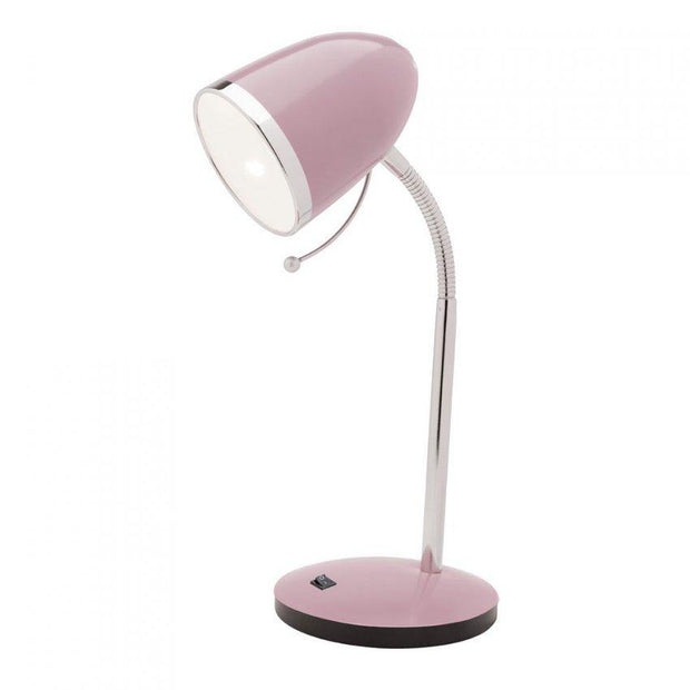 Sara Desk Lamp with USB Port - Blush - Lighting Superstore