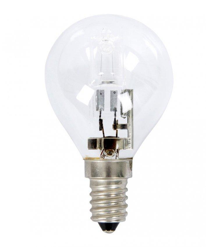 Edison Halogen 28w = 40w Small Edison Screw (SES) Clear Fancy Round Energy Saving ...