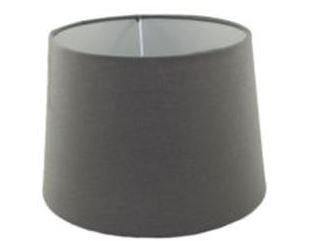 15.18.12 Tapered Lamp Shade - Charcoal Hessian - Lighting Superstore