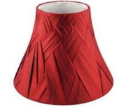 10.20.15 Woven Lamp Shade - Red - Lighting Superstore