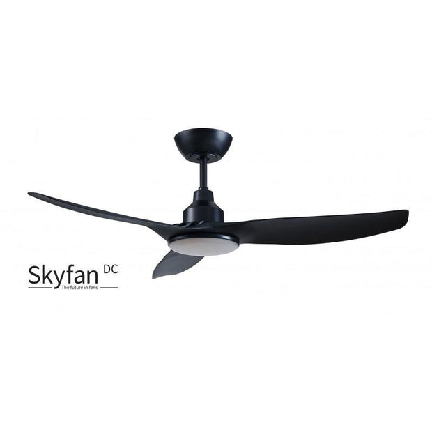 Skyfan 48 DC Ceiling Fan Black with LED Light - Lighting Superstore