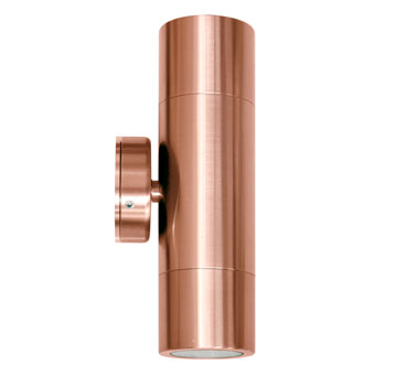 Lennox MR16 12v Up/Down Wall Light Solid Copper