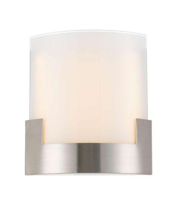 Solita Wall Light Tri-Colour LED Nickel Small - Lighting Superstore