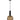 Pelota Pendant Amber Segmented Wine Glass