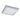 Unos LED Oyster Light Square Daylight - Lighting Superstore