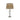 Wilton Table Lamp Nickel and Cream Shade - Lighting Superstore