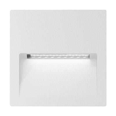 Zac Square 5000K 4w White Wall/Step Light