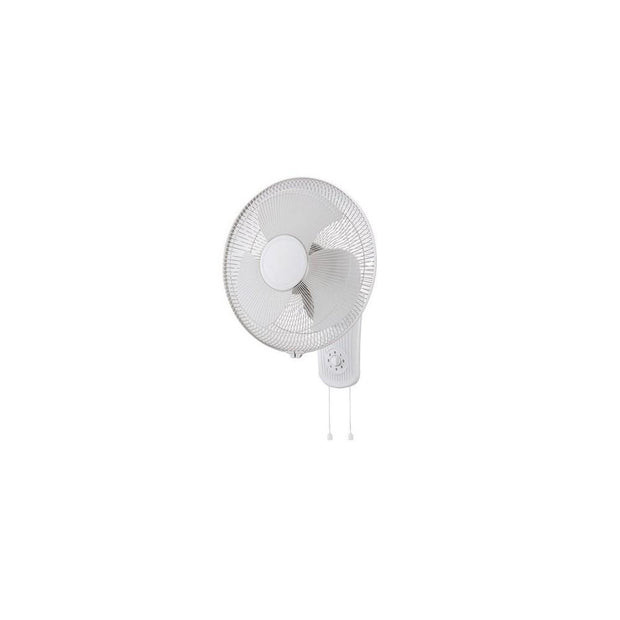 Zephyr II Wall Fan with Pull Cord White - Lighting Superstore