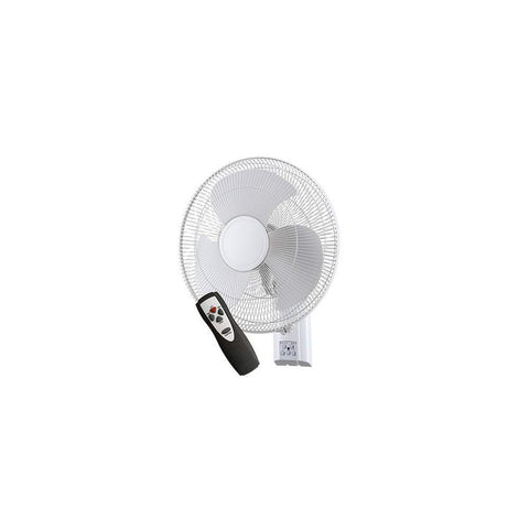 Zephyr II Wall Fan with Remote Control White - Lighting Superstore